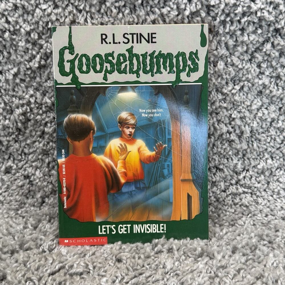 Goosebumps #6 Let’s Get Invisible R.L. Stine 1993 7th Printing Vintage Horror